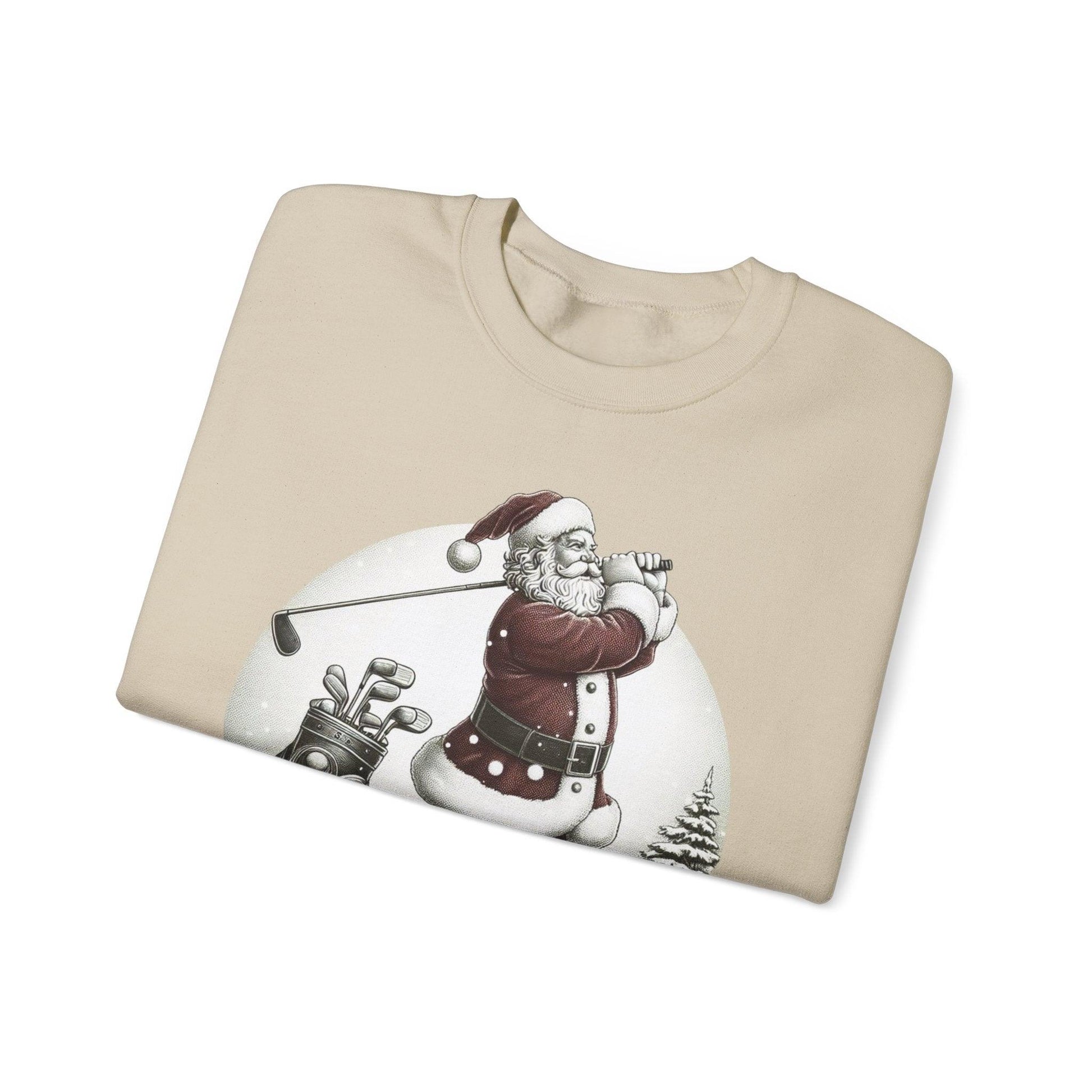 Funny Christmas Golf Sweatshirt – Holiday Gift for Golfers - Stylfer