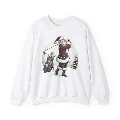 Funny Christmas Golf Sweatshirt – Holiday Gift for Golfers - Stylfer