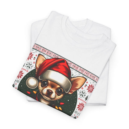 Chihuahua Christmas T-Shirt – Cute Funny Holiday Dog Lovers Tee - Stylfer