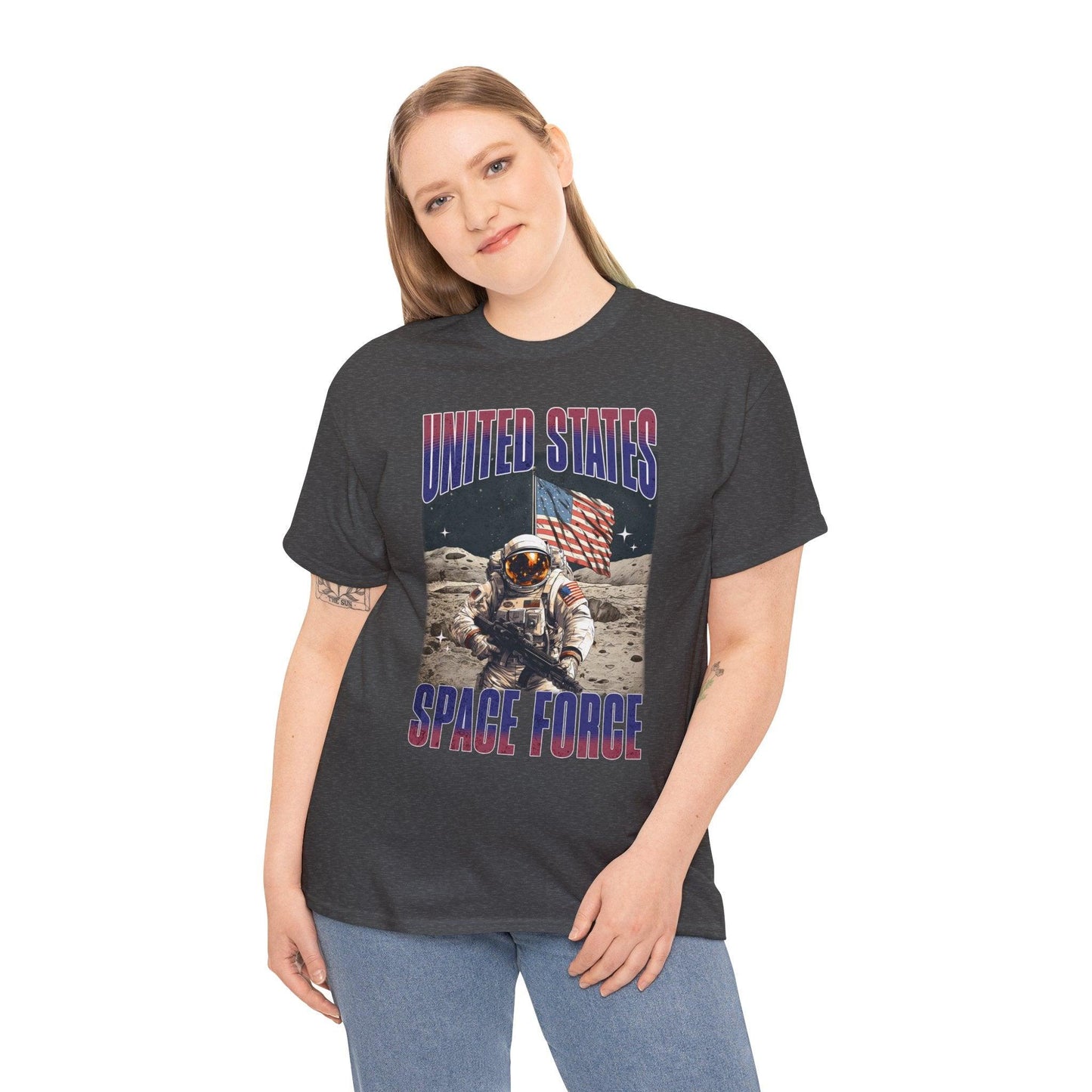 United States Space Force T-Shirt | Military Astronaut Patriotic Tee - Stylfer