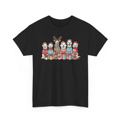 Merry Christmas Dog T-Shirt - Funny Dog Lovers Holiday Graphic Tee - Stylfer