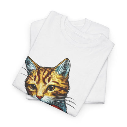 Valentines Day Cute Cat Love T-Shirt - Stylfer