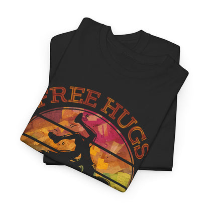 Free Hugs Wrestling T-Shirt – Funny Sports Graphic Tee