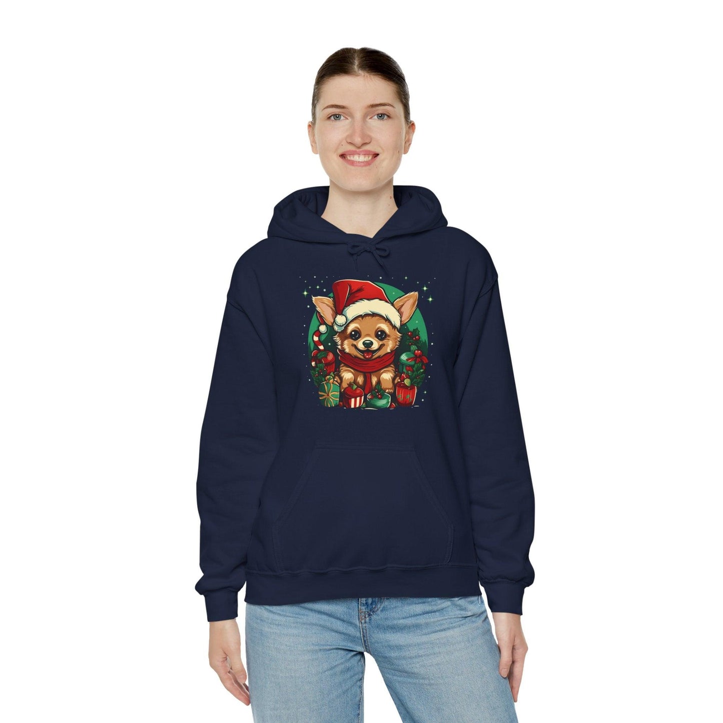 Chihuahua Santa Hat Hoodie | Festive Christmas Gifts Idea - Stylfer