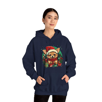 Chihuahua Santa Hat Hoodie | Festive Christmas Gifts Idea - Stylfer