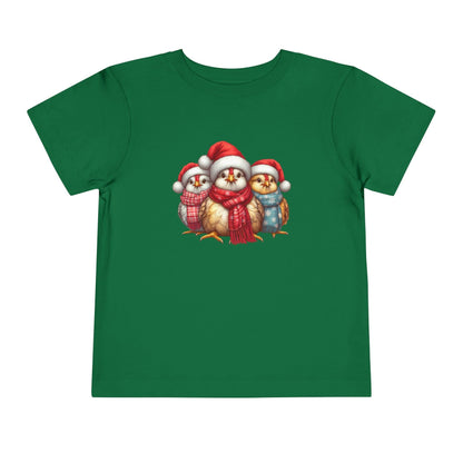 Christmas Chickens Funny Shirt | Animal Lovers Farmer Xmas Tee - Stylfer