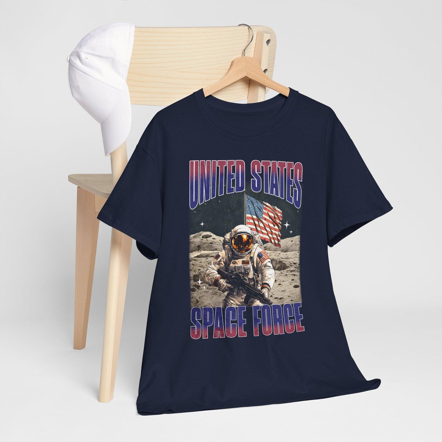 United States Space Force T-Shirt | Military Astronaut Patriotic Tee - Stylfer