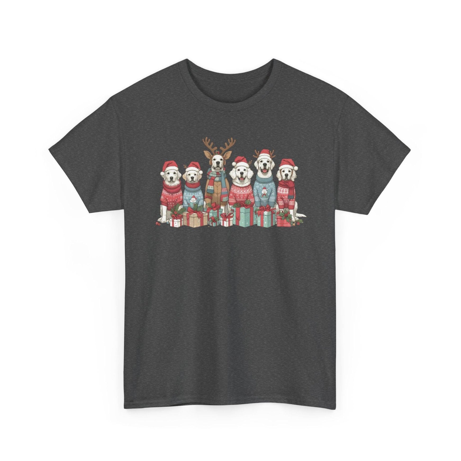 Merry Christmas Dog T-Shirt - Funny Dog Lovers Holiday Graphic Tee - Stylfer