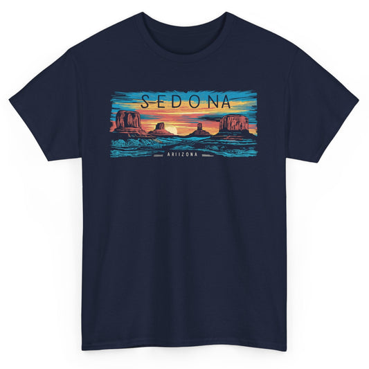 Sedona Arizona Vintage T-Shirt | Artistic Sunset Graphic Tee for Nature Lovers