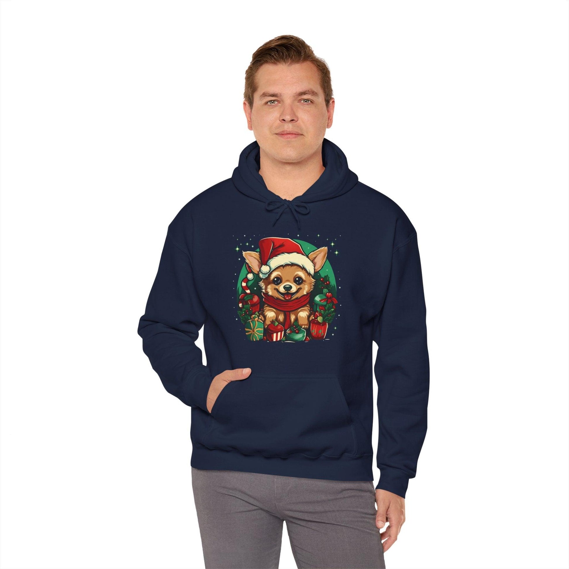 Chihuahua Santa Hat Hoodie | Festive Christmas Gifts Idea - Stylfer