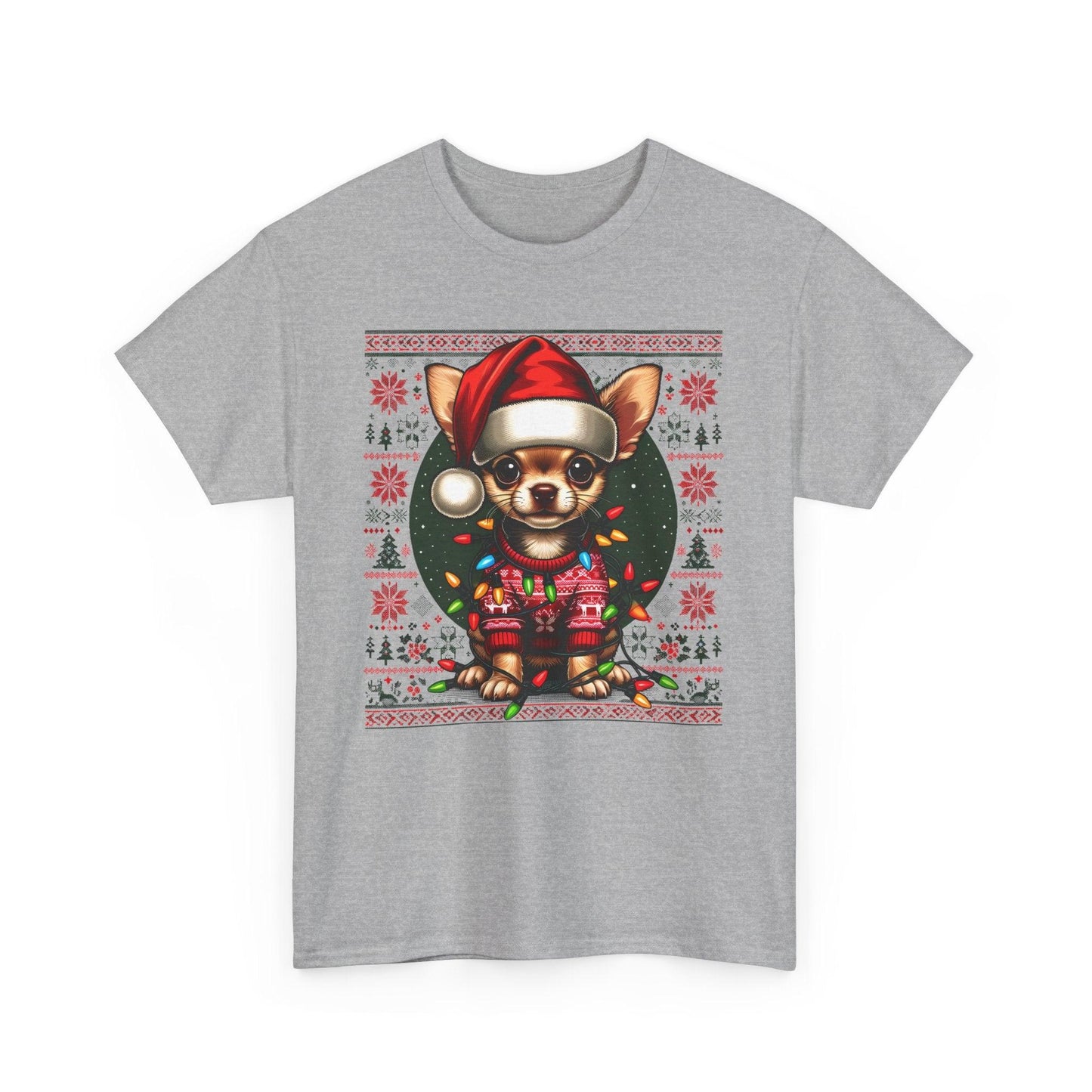 Chihuahua Christmas T-Shirt – Cute Funny Holiday Dog Lovers Tee - Stylfer