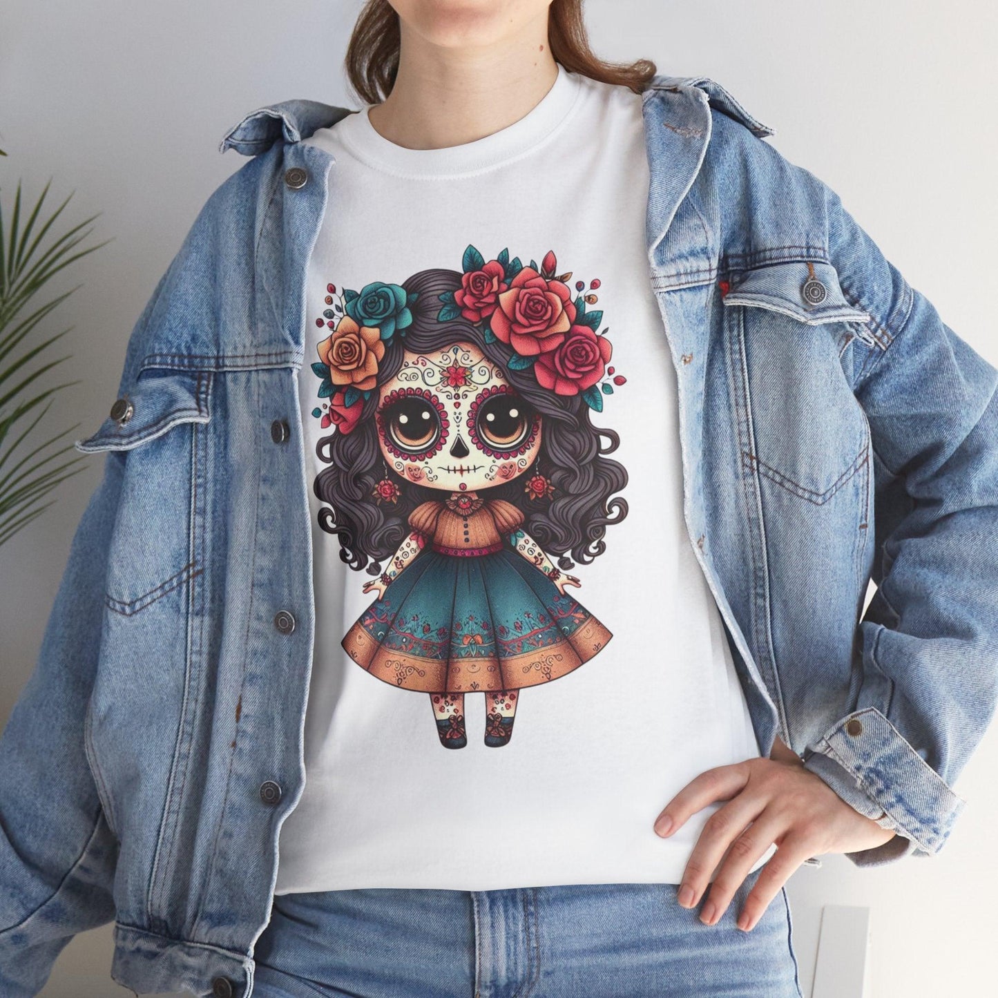 Sugar Skull Day of The Dead T-shirt - Stylfer