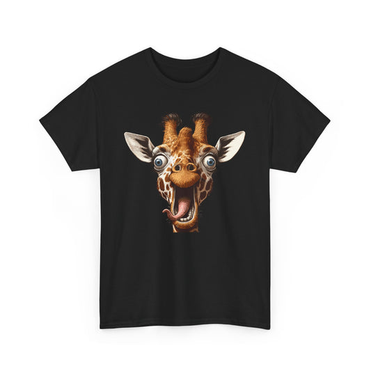 Funny Giraffe T-Shirt – Quirky Graphic Tee for Wildlife & Humor Lovers