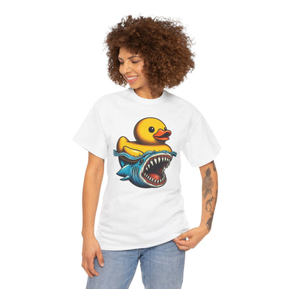 Monster Duck Shark T-Shirt – Funny Horror Novelty Graphic Tee