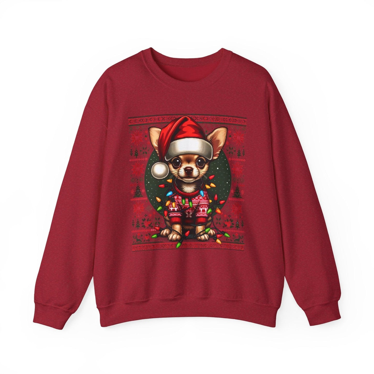 Funny Chihuahua Christmas Sweatshirt – Dog Lovers Holiday Sweater - Stylfer