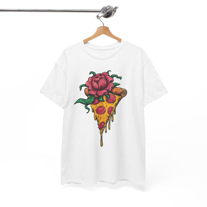 Floral Pizza Shirt | Funny and Unique Foodie Design - Stylfer