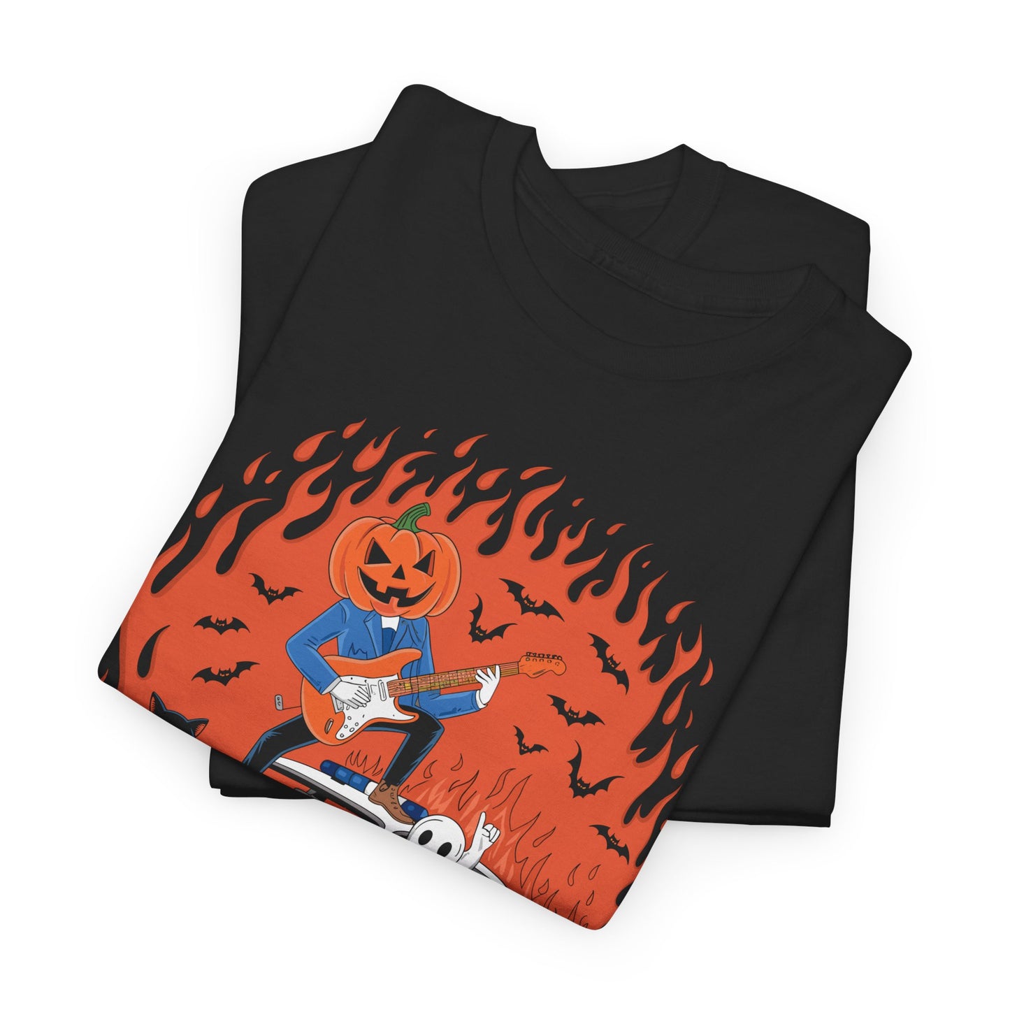 Crazy Pumpkin Adventure T-Shirt – Horror Rock Spooky Halloween Tee