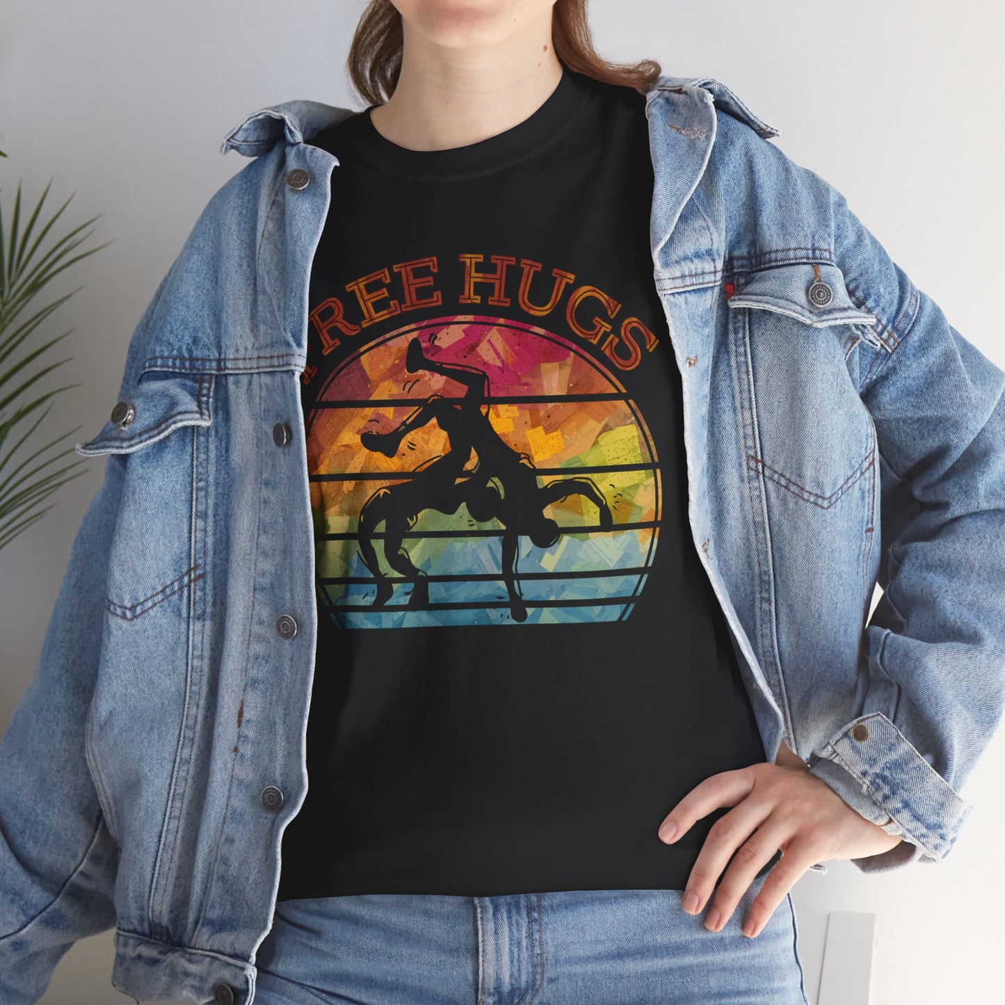 Free Hugs Wrestling T-Shirt – Funny Sports Graphic Tee