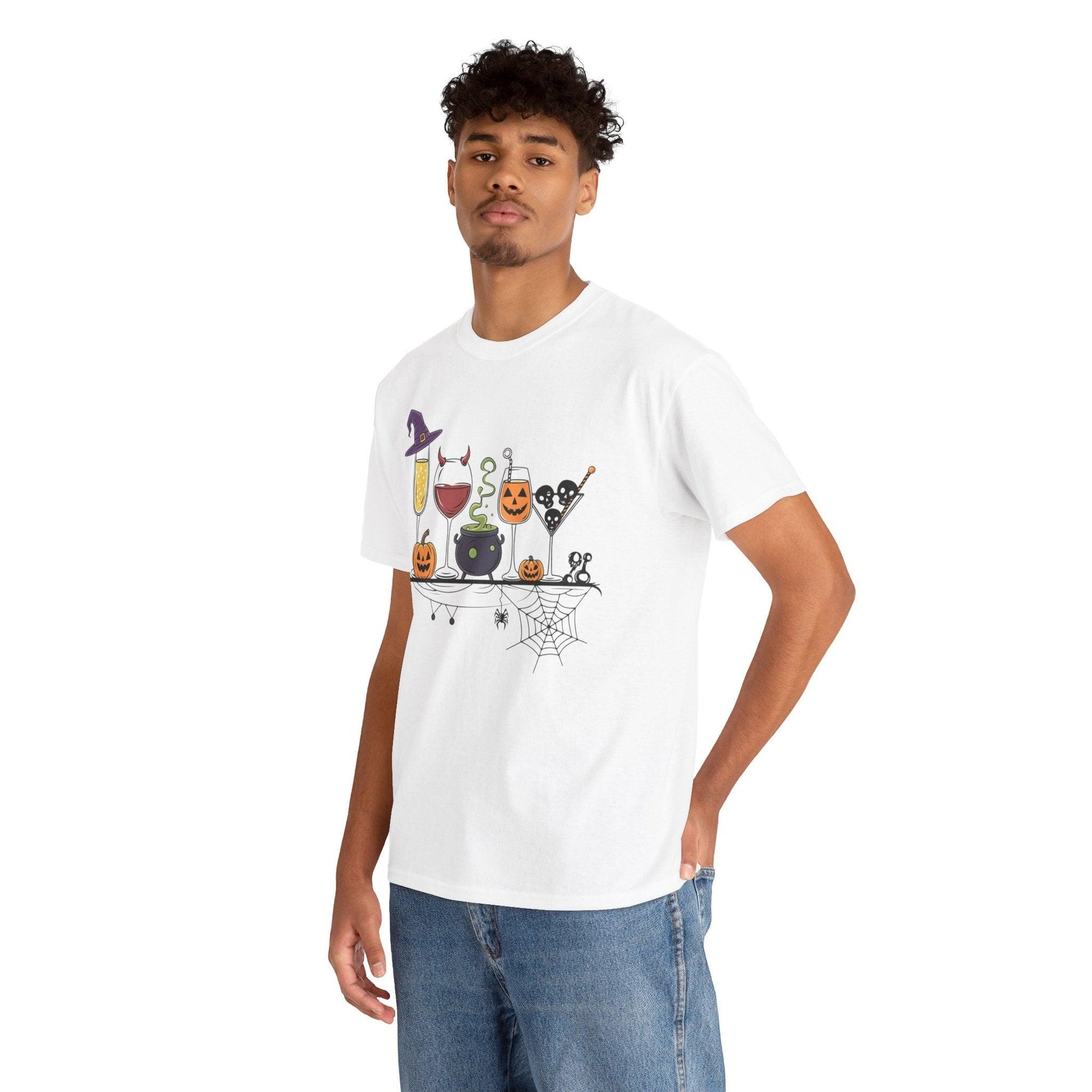 Horror Halloween Drink T-shirt - Stylfer