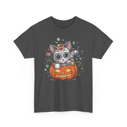 Day of the Dead Cat Shirt | Halloween Horror Design - Stylfer