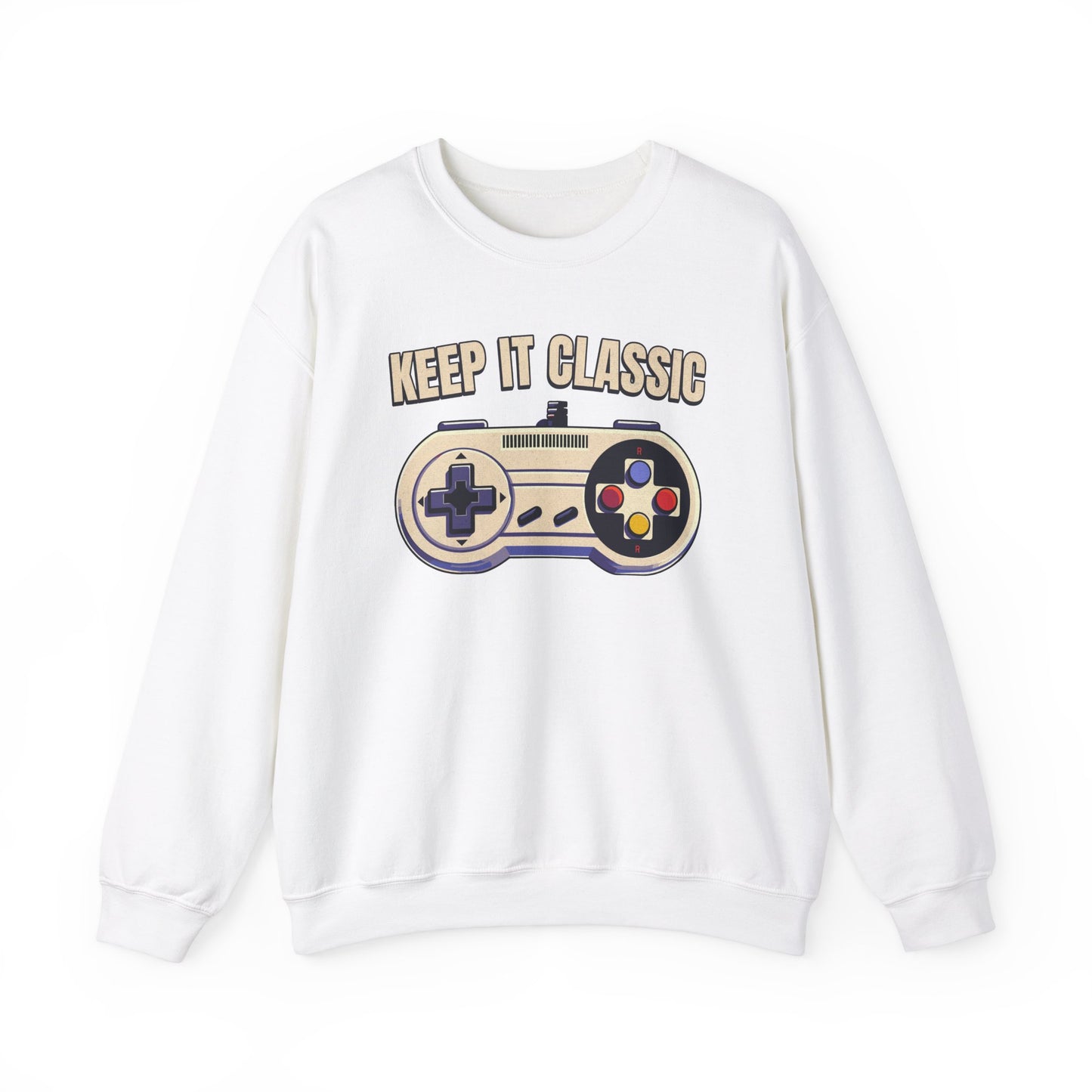 Keep It Classic Gamer Sweatshirt - Vintage Controller Design