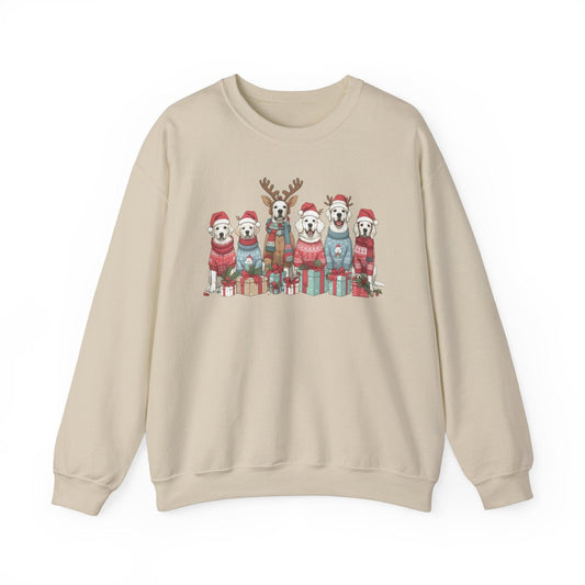 Merry Christmas Dog Sweatshirt - Festive Graphic for Dog Lovers - Stylfer