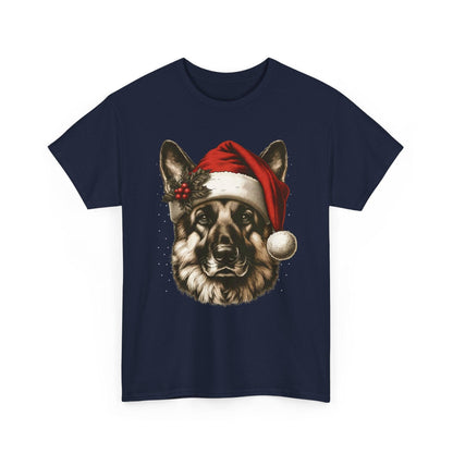 German Shepherd Christmas T-Shirt – Funny Holiday Dog Lover Gift - Stylfer