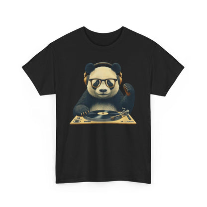 DJ Panda Shirt | Funny Vintage Musician Graphic Tee - Stylfer