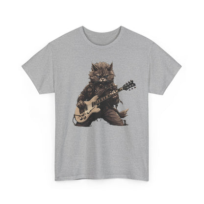 Funny Cat Guitar T-Shirt | Best Cat Dad & Cat Mom Tee