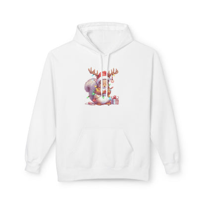 Squirrel Funny Christmas Hoodie | Cute Xmas Lights Holiday Santa Shirt - Stylfer