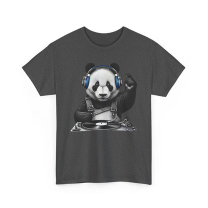 Funny DJ Panda T-Shirt | Funny Vintage Musician Graphic Tee - Stylfer