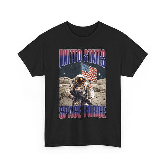 United States Space Force T-Shirt | Military Astronaut Patriotic Tee - Stylfer