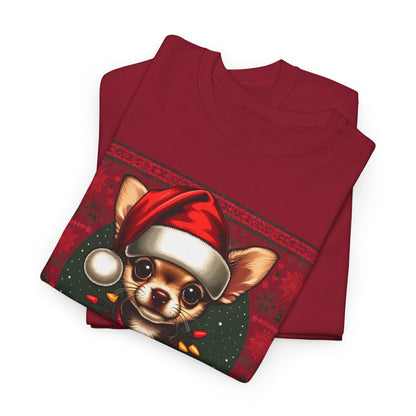 Chihuahua Christmas T-Shirt – Cute Funny Holiday Dog Lovers Tee - Stylfer