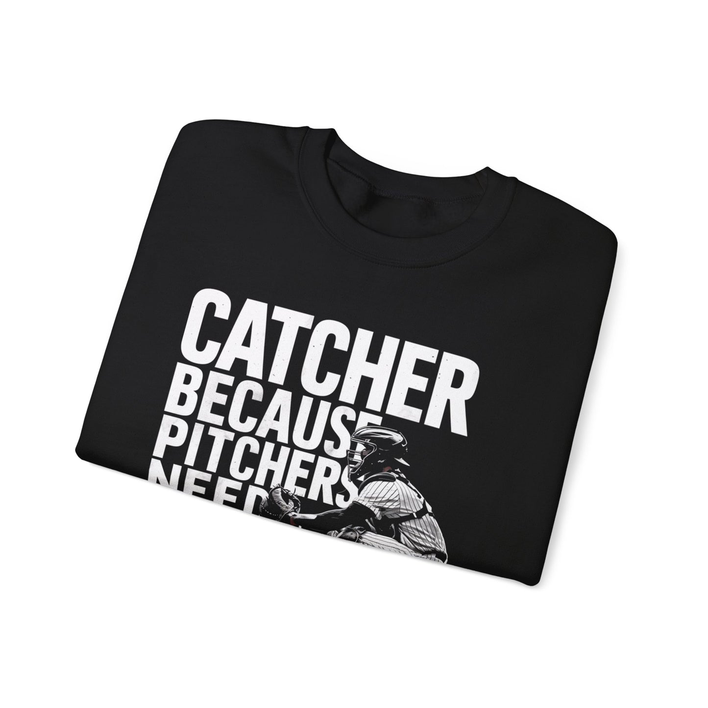 Catcher Baseball Sweatshirt – Cozy Sports Graphic Pullover