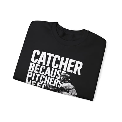 Catcher Baseball Sweatshirt – Cozy Sports Graphic Pullover