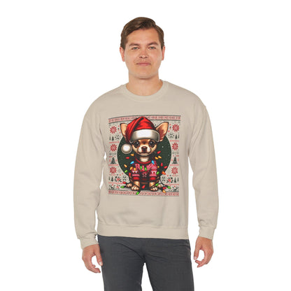 Funny Chihuahua Christmas Sweatshirt – Dog Lovers Holiday Sweater - Stylfer