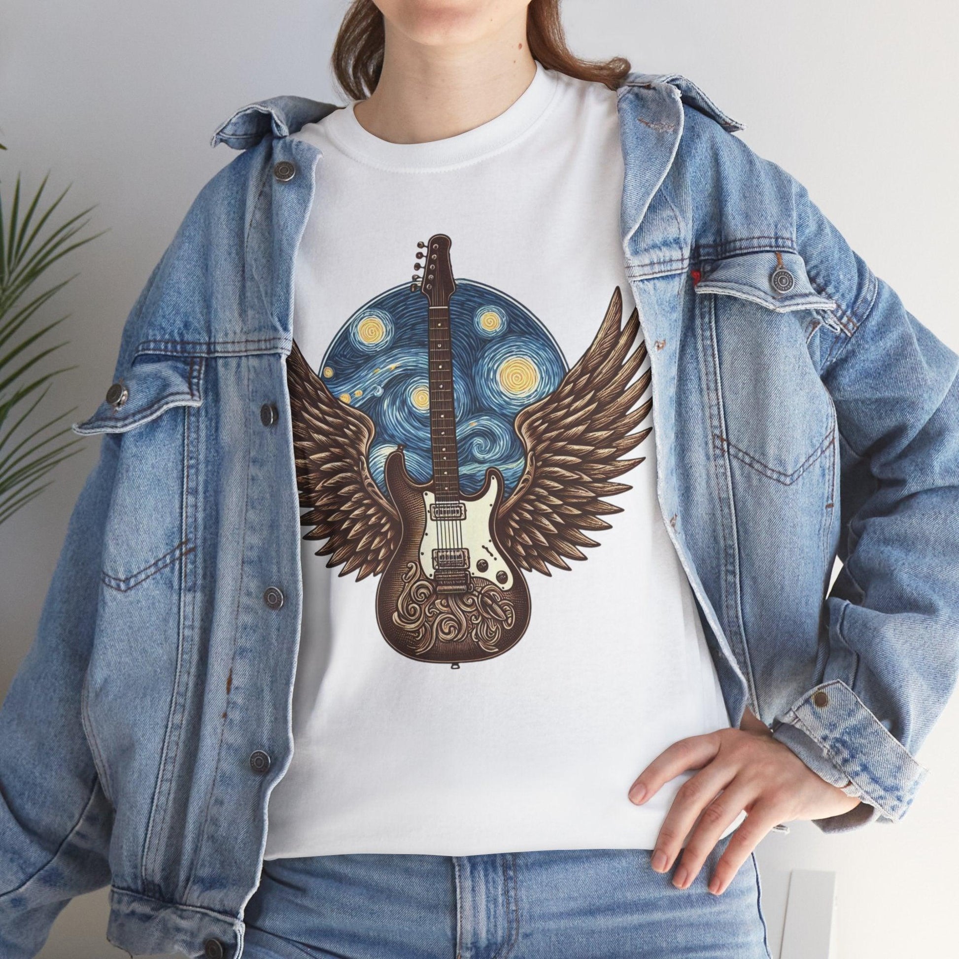 Vintage Flying Guitar T-shirt - Stylfer