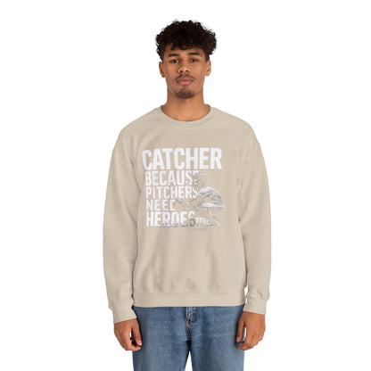 Catcher Baseball Sweatshirt – Cozy Sports Graphic Pullover