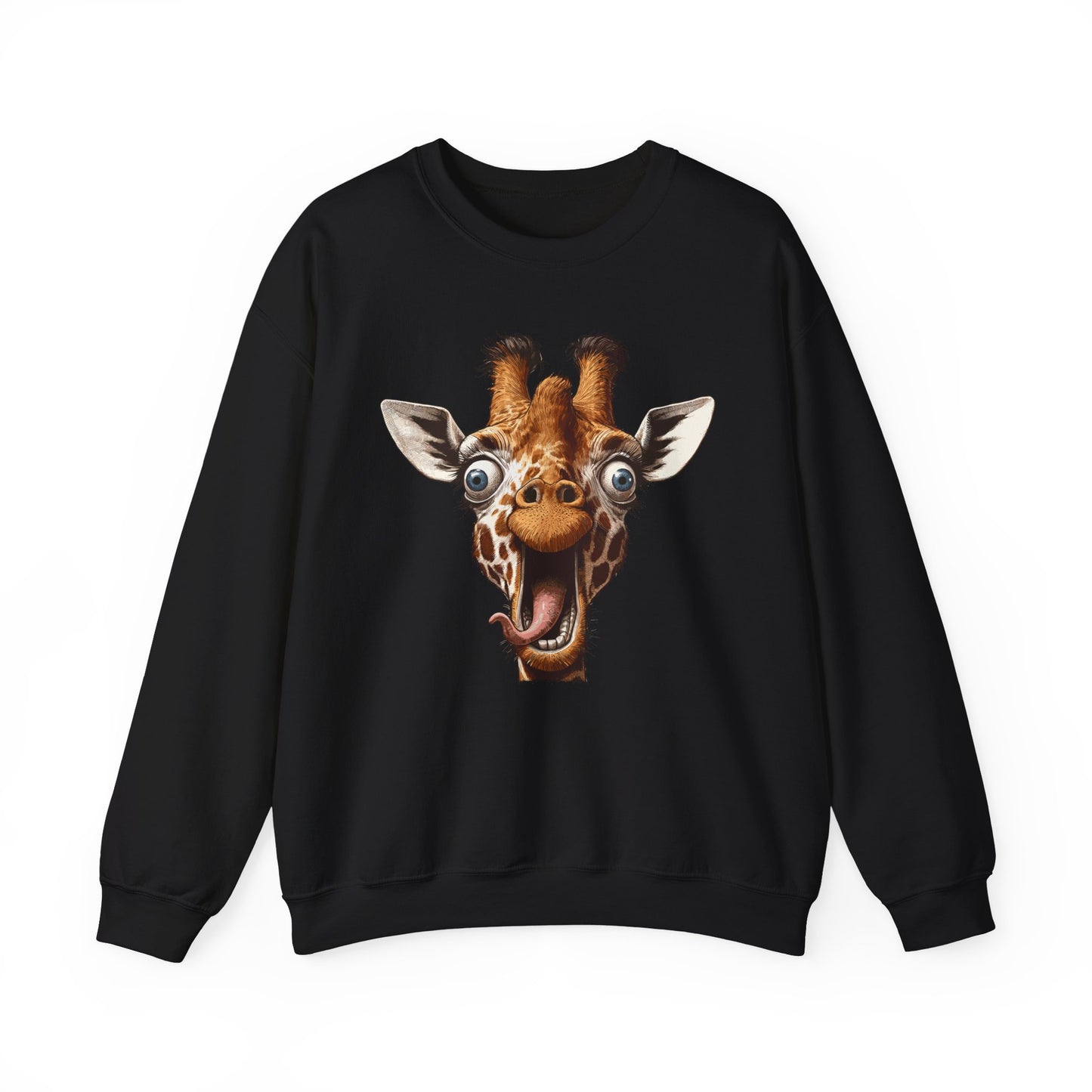 Funny Giraffe Sweatshirt – Cozy Humor & Wildlife Lover's Sweater