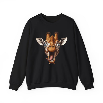 Funny Giraffe Sweatshirt – Cozy Humor & Wildlife Lover's Sweater