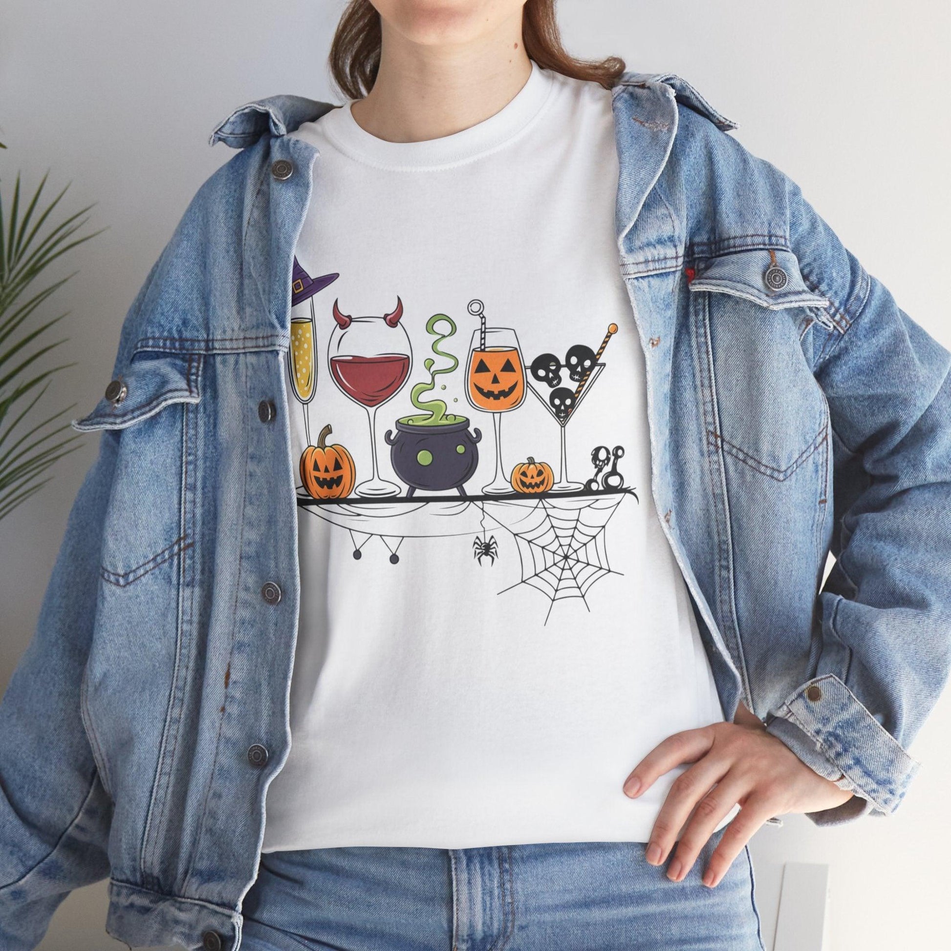 Horror Halloween Drink T-shirt - Stylfer