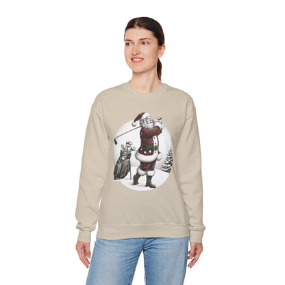 Funny Christmas Golf Sweatshirt – Holiday Gift for Golfers - Stylfer