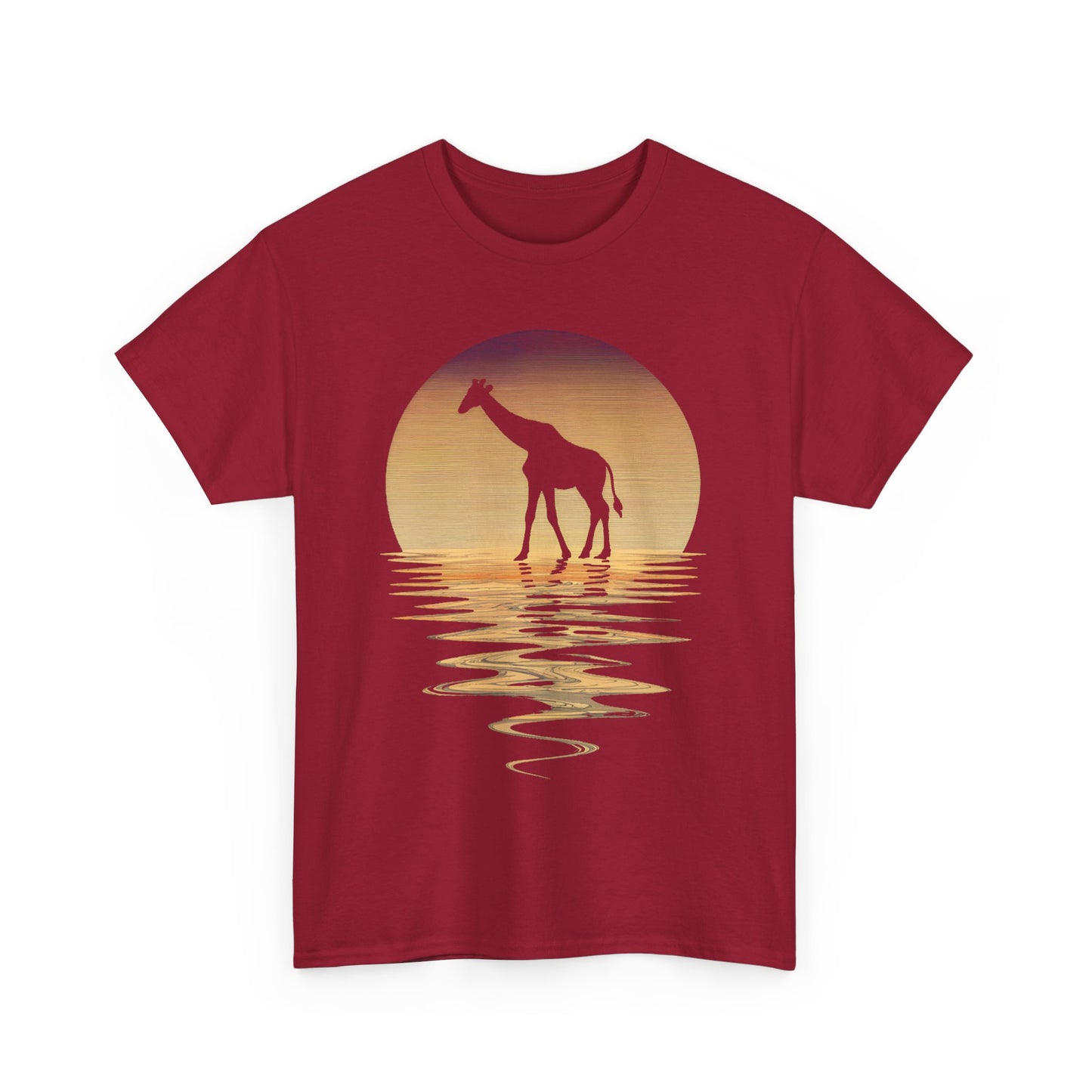 Retro Giraffe T-Shirt – Quirky Graphic Tee for Wildlife & Animals Lovers