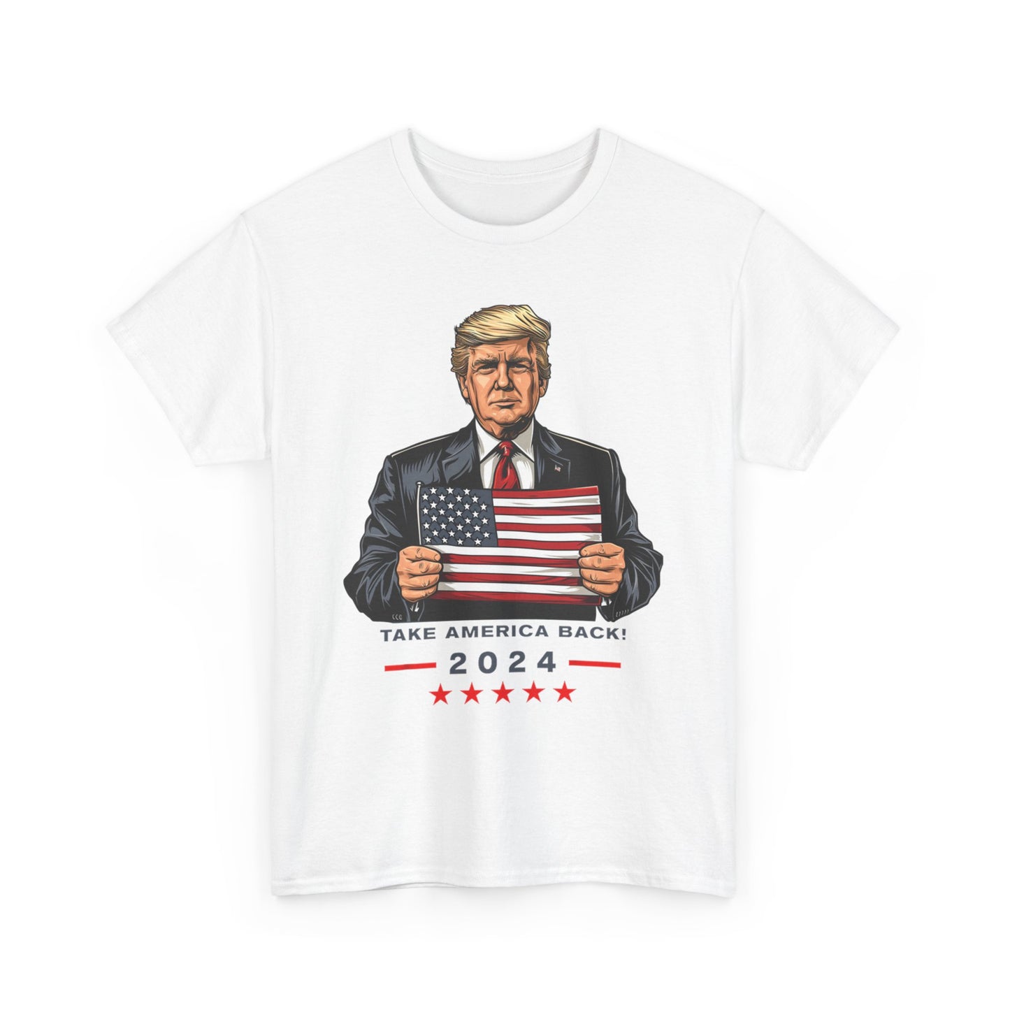 Donald Trump 2024 Patriotic T-shirt - Take America Back Graphic Tee