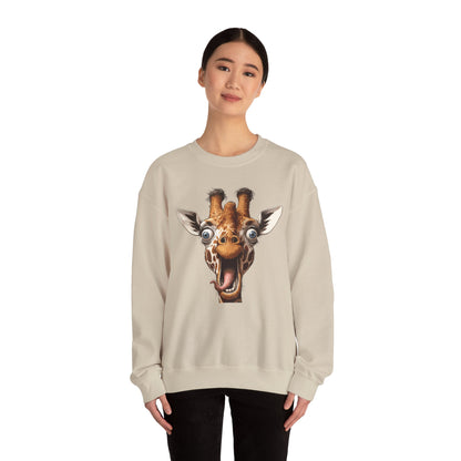 Funny Giraffe Sweatshirt – Cozy Humor & Wildlife Lover's Sweater