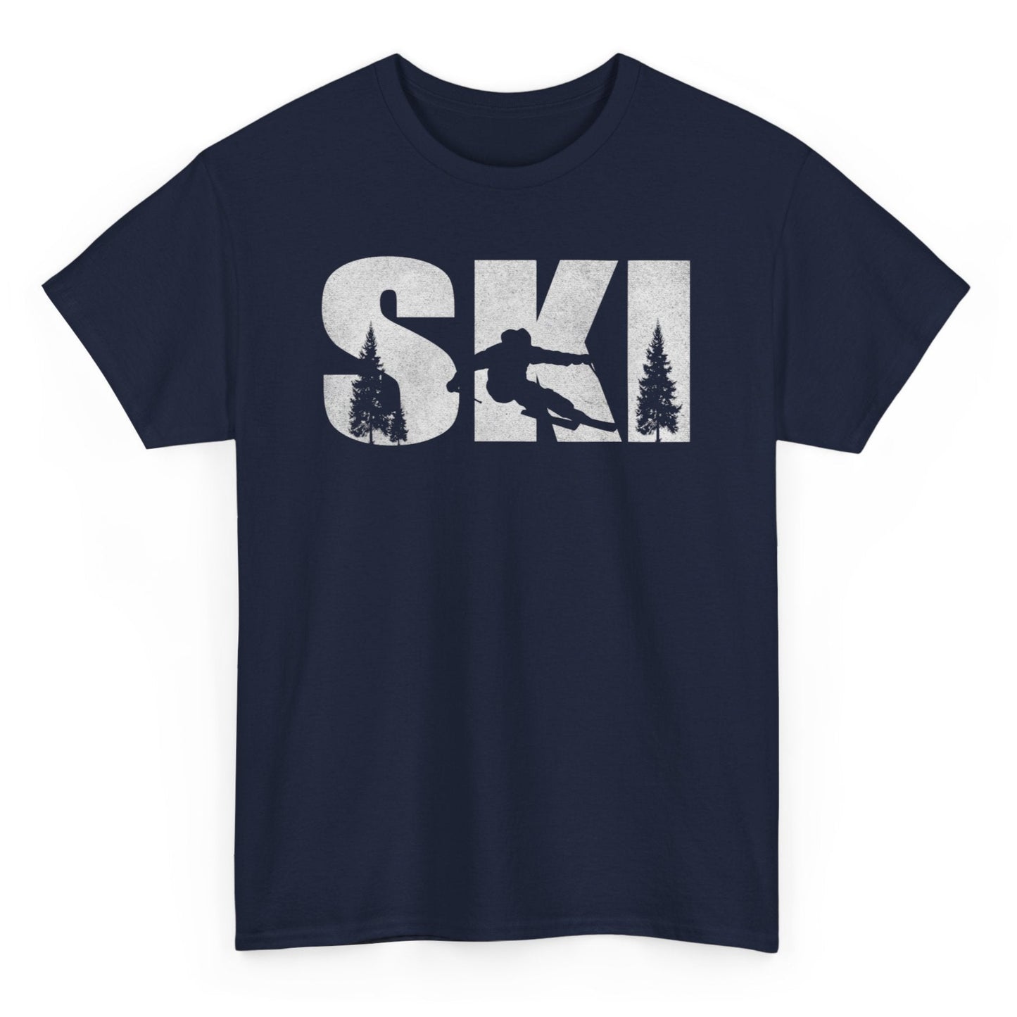 Alpine Downhill Ski T-shirt - Winter Sports Snow Skiing Graphic Tee