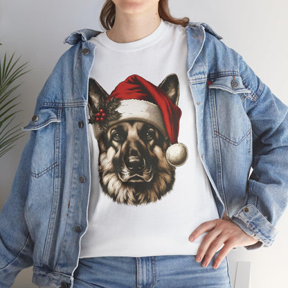 German Shepherd Christmas T-Shirt – Funny Holiday Dog Lover Gift - Stylfer