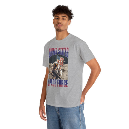 United States Space Force T-Shirt | Military Astronaut Patriotic Tee - Stylfer