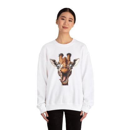 Funny Giraffe Sweatshirt – Cozy Humor & Wildlife Lover's Sweater