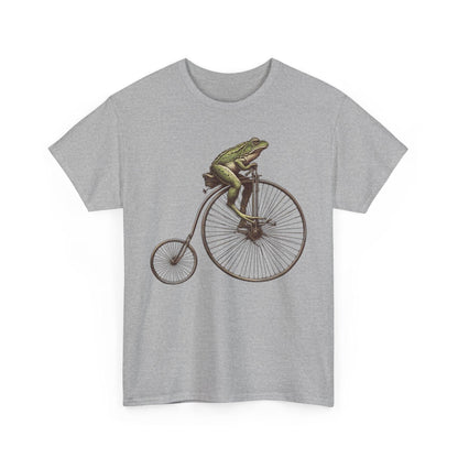 Cycling Frog Vintage Bicycle Shirt | Fun Retro Design - Stylfer